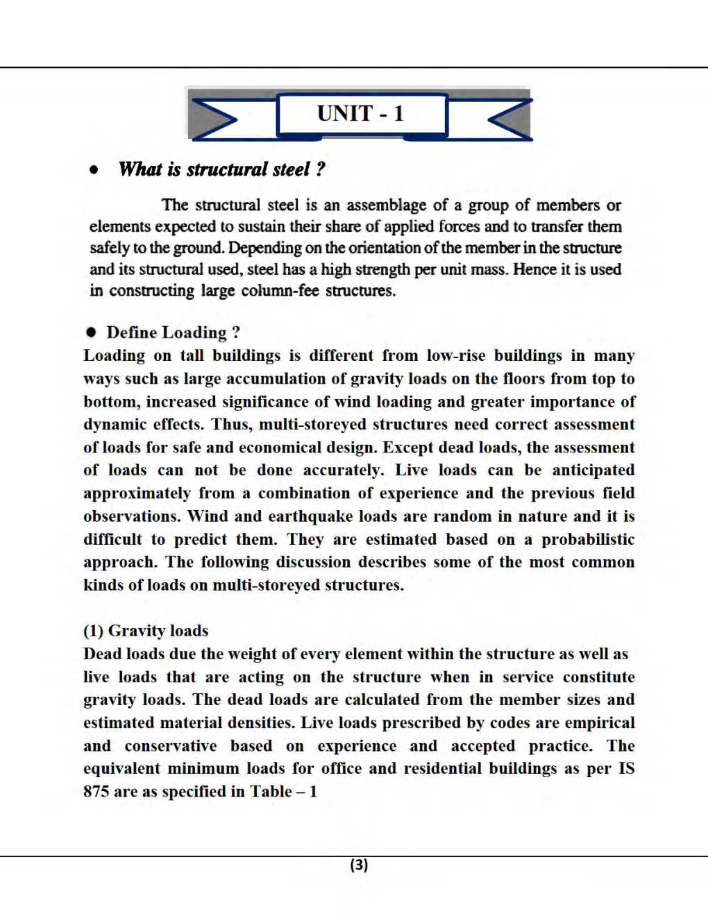 Structural Design-II (Steel) B.Tech 7th Sem Civil Engineering For JECRC University - Page 3