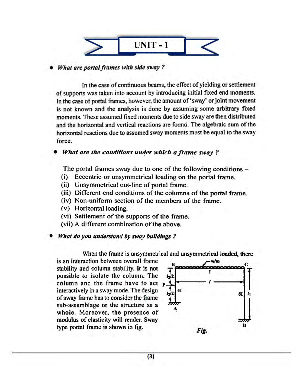 Advanced Structural Design-II (R.C.C) B.Tech 7th Sem Civil Engineering For JECRC University - Page 3