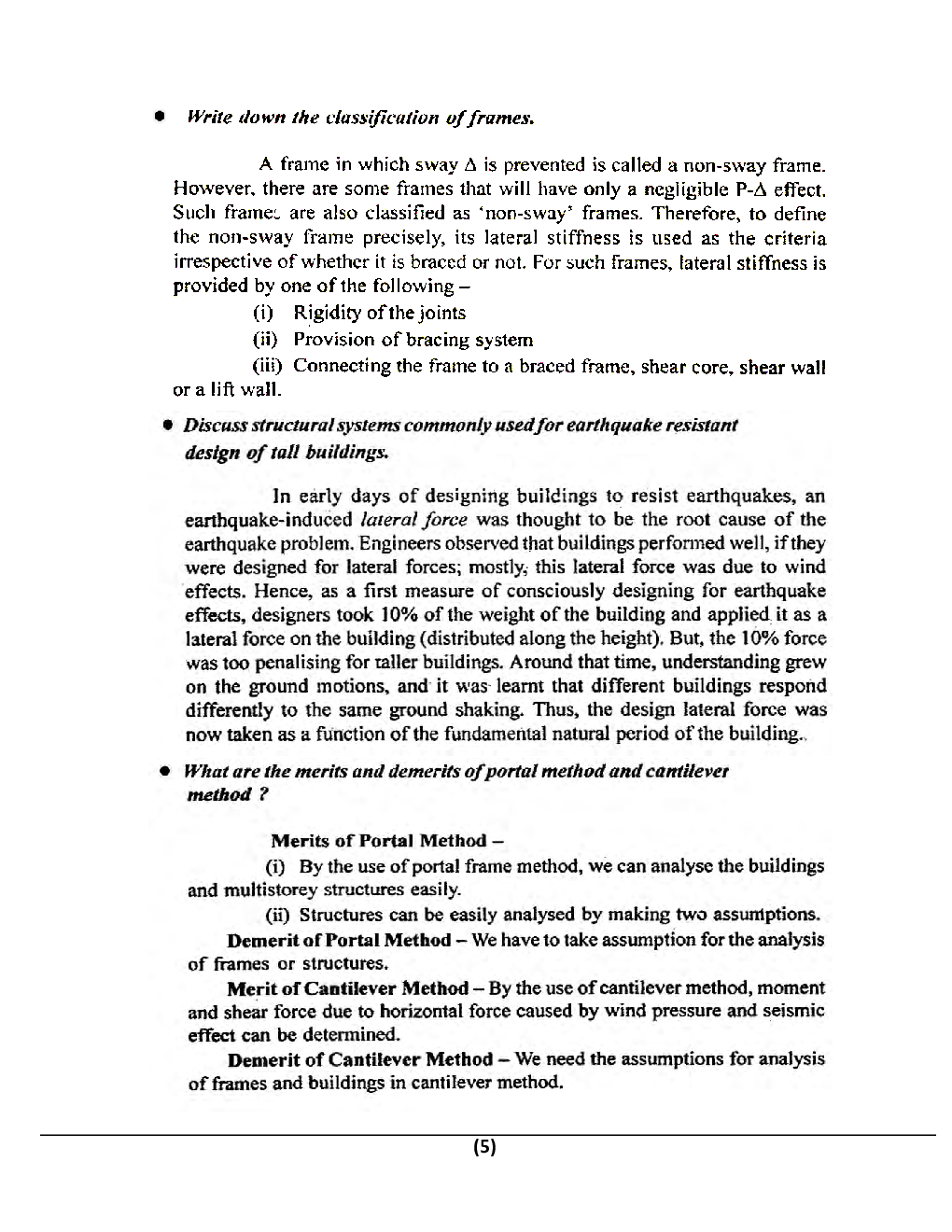 Advanced Structural Design-II (R.C.C) B.Tech 7th Sem Civil Engineering For JECRC University - Page 5