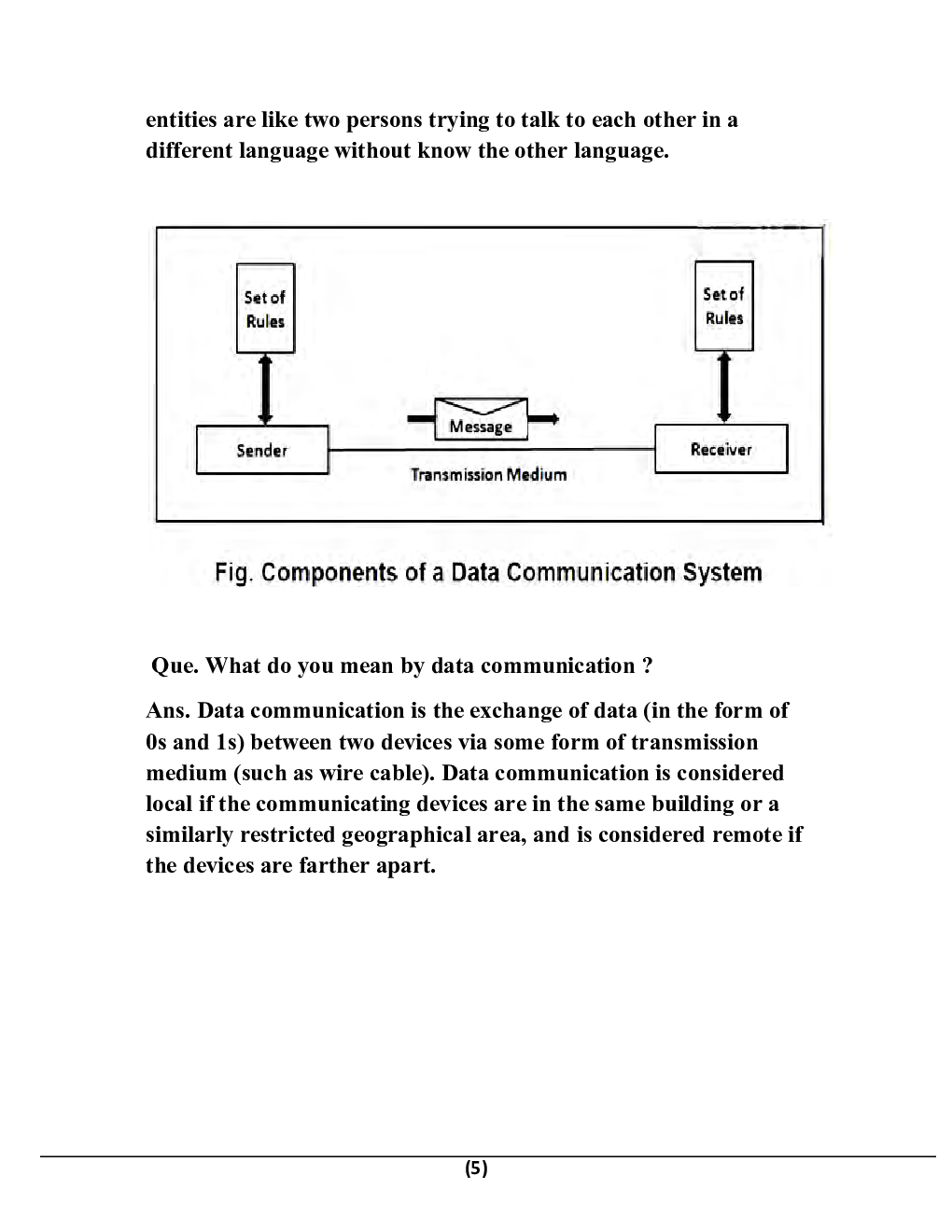 Data Communication B.Tech 5th Sem Computer Science Engineering For JECRC University - Page 5