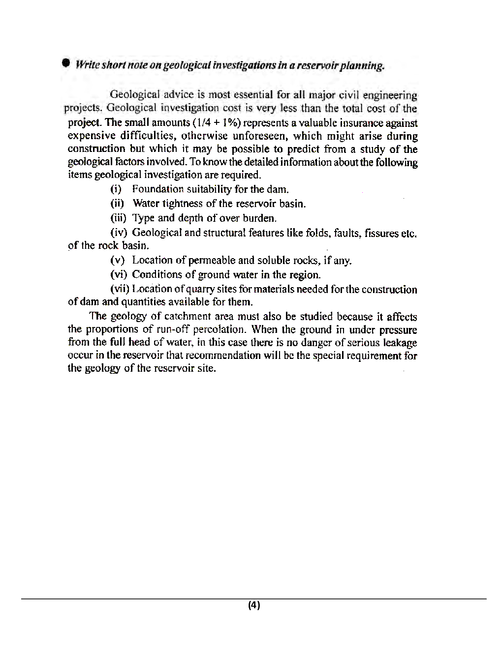 Design Of Hydraulic Structure B.Tech 7th Sem Civil Engineering For JECRC University - Page 4