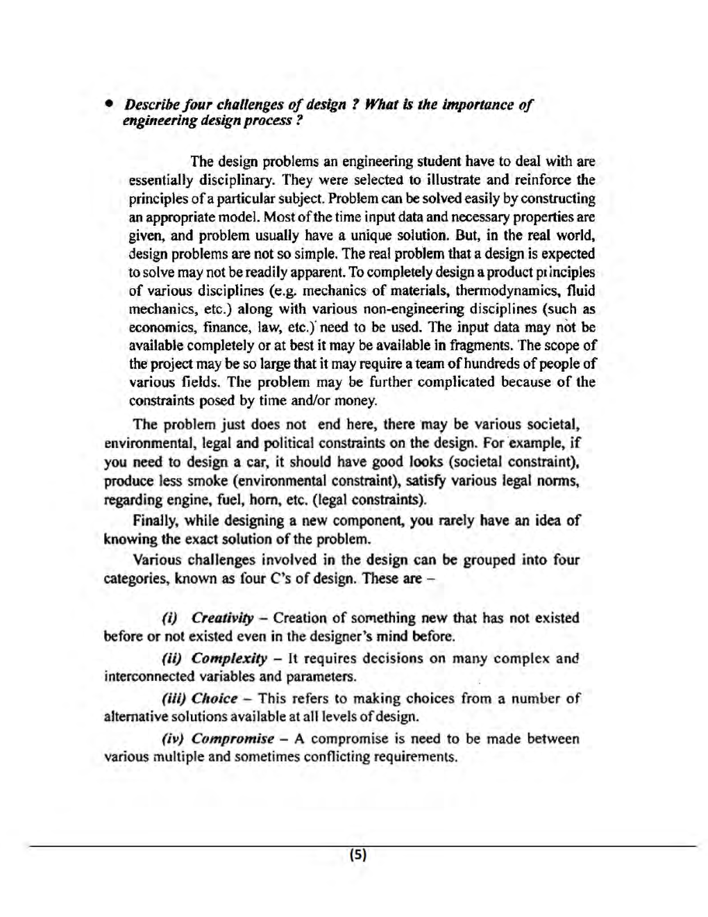 Design Of Machine Elements B.Tech 5th Sem Mechanical Engineering For JECRC University - Page 5