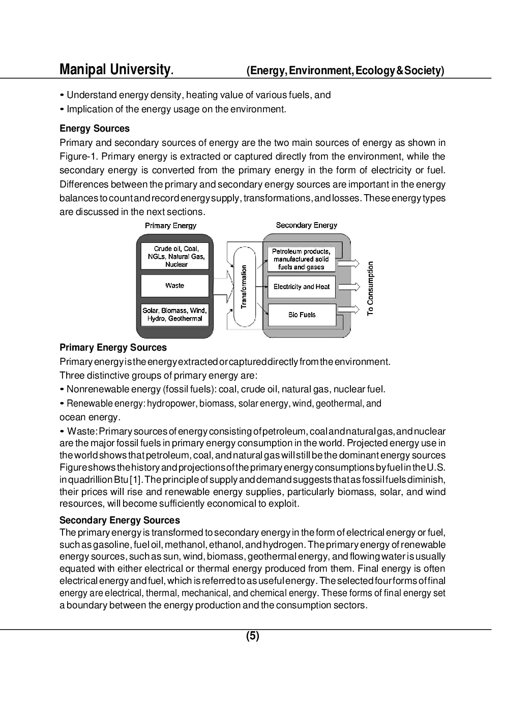 Energy, Environment, Ecology & Society B.Tech 3rd sem  For JECRC University - Page 5