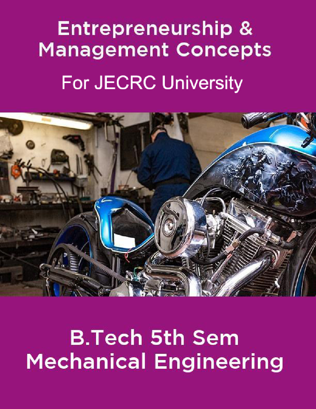 Entrepreneurship & Management Concepts  B.Tech 5th Sem Mechanical Engineering For JECRC University - Page 1