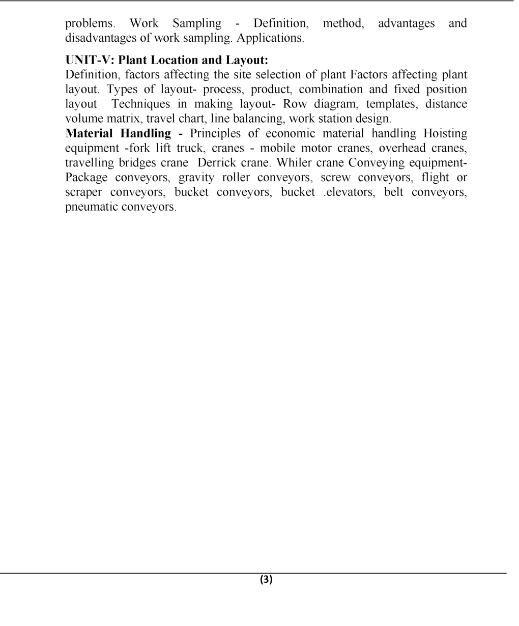 Industrial Engineering B.Tech 6th Sem Mechanical Engineering For JECRC University - Page 3