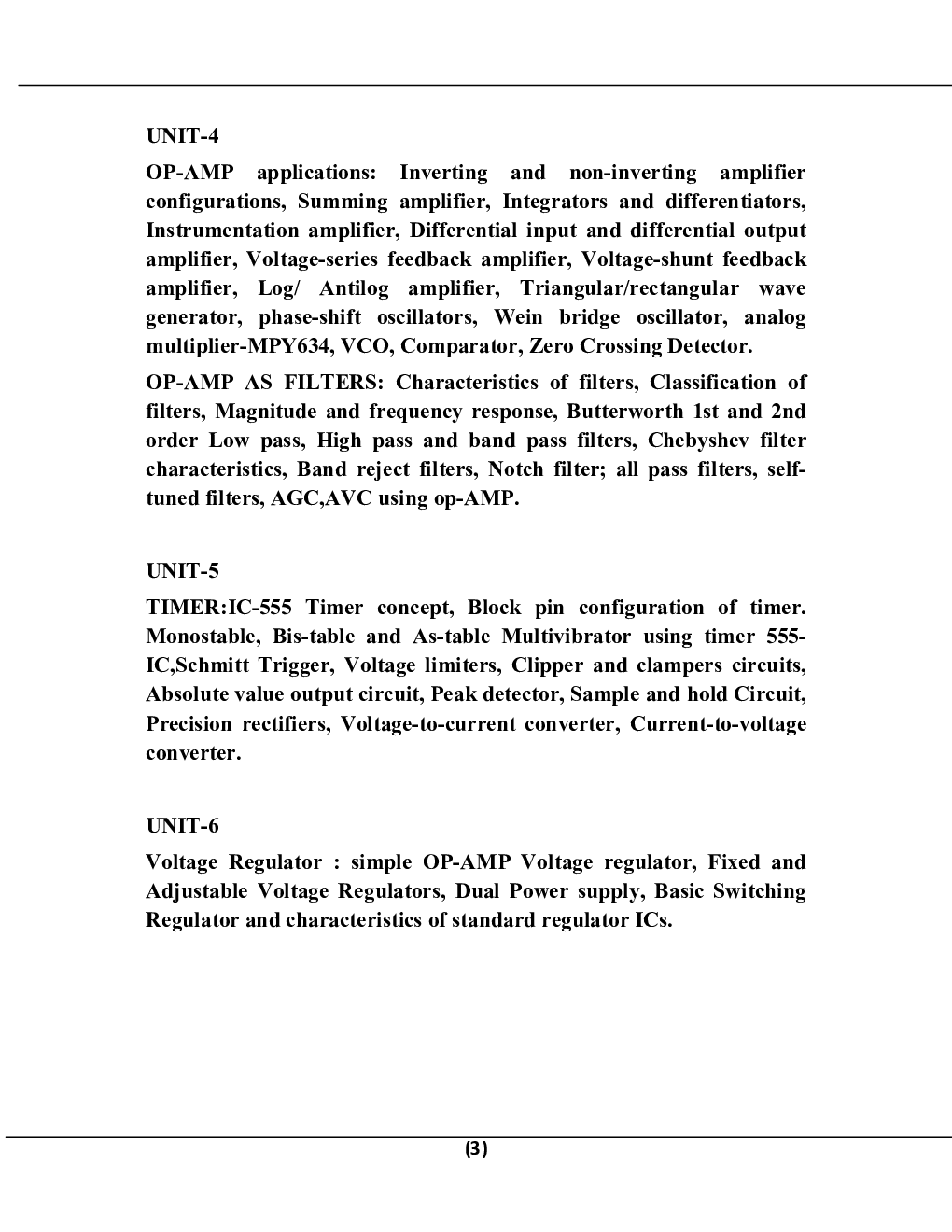 Integrated Circuits & Its Applications B.Tech 4th Sem Electronics Communication Engineering For JECRC University - Page 3