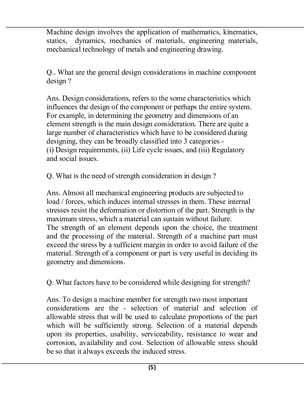 Machine Design-I B.Tech 4th Sem Mechanical Engineering For JECRC University - Page 4