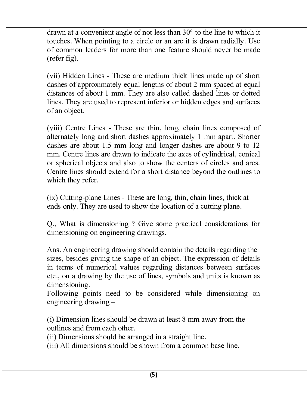 Machine Drawing & CAD B.Tech 4th Sem Mechanical Engineering For JECRC University - Page 5