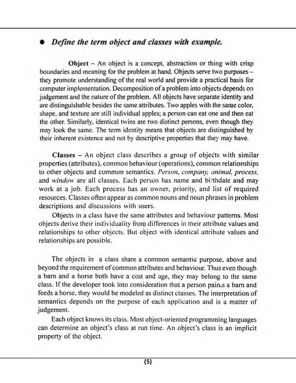 Object Oriented Analysis & Design B.Tech 5th Sem Computer Science Engineering For JECRC University - Page 5