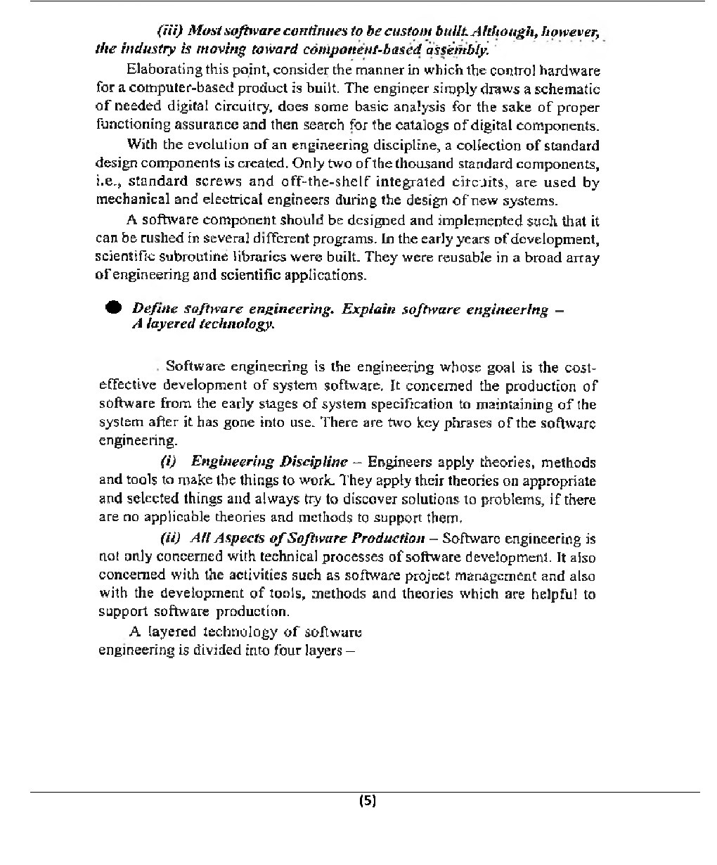 Software Engineering & Project Management B.Tech 6th Sem Computer Science Engineering For JECRC University - Page 5