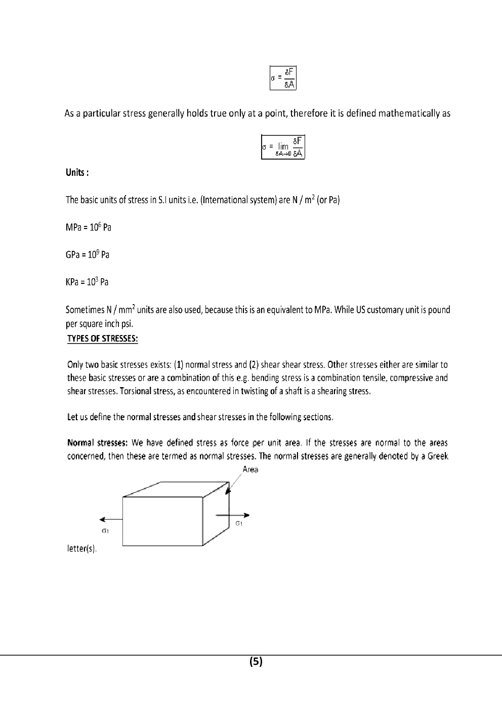 Strength Of Materials B.Tech 3rd Sem Mechanical Engineering For JECRC University - Page 5