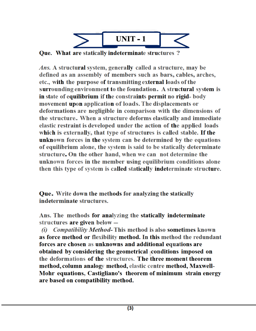 Structural Analysis-II B.Tech 5th Sem Civil Engineering For JECRC University - Page 3