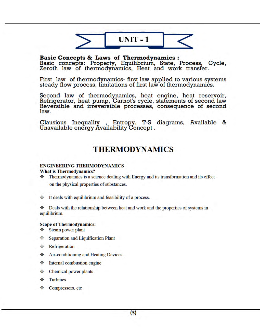 Thermodynamics B.Tech 3rd Sem Mechanical Engineering For JECRC University - Page 3