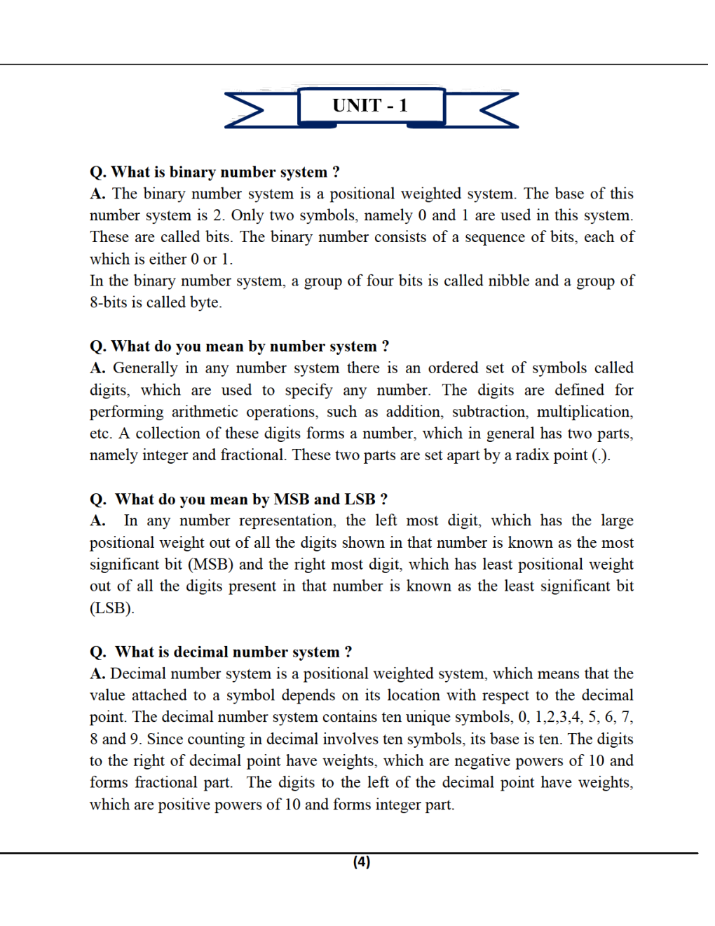 Digital Electronics & Logic Design B.Tech 4th Sem Electronics & Communication Engineering For JECRC University - Page 4
