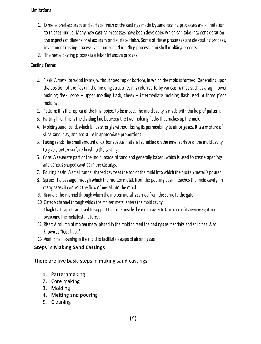 Manufacturing Process B.Tech 3rd Sem Mechanical Engineering For JECRC University - Page 4