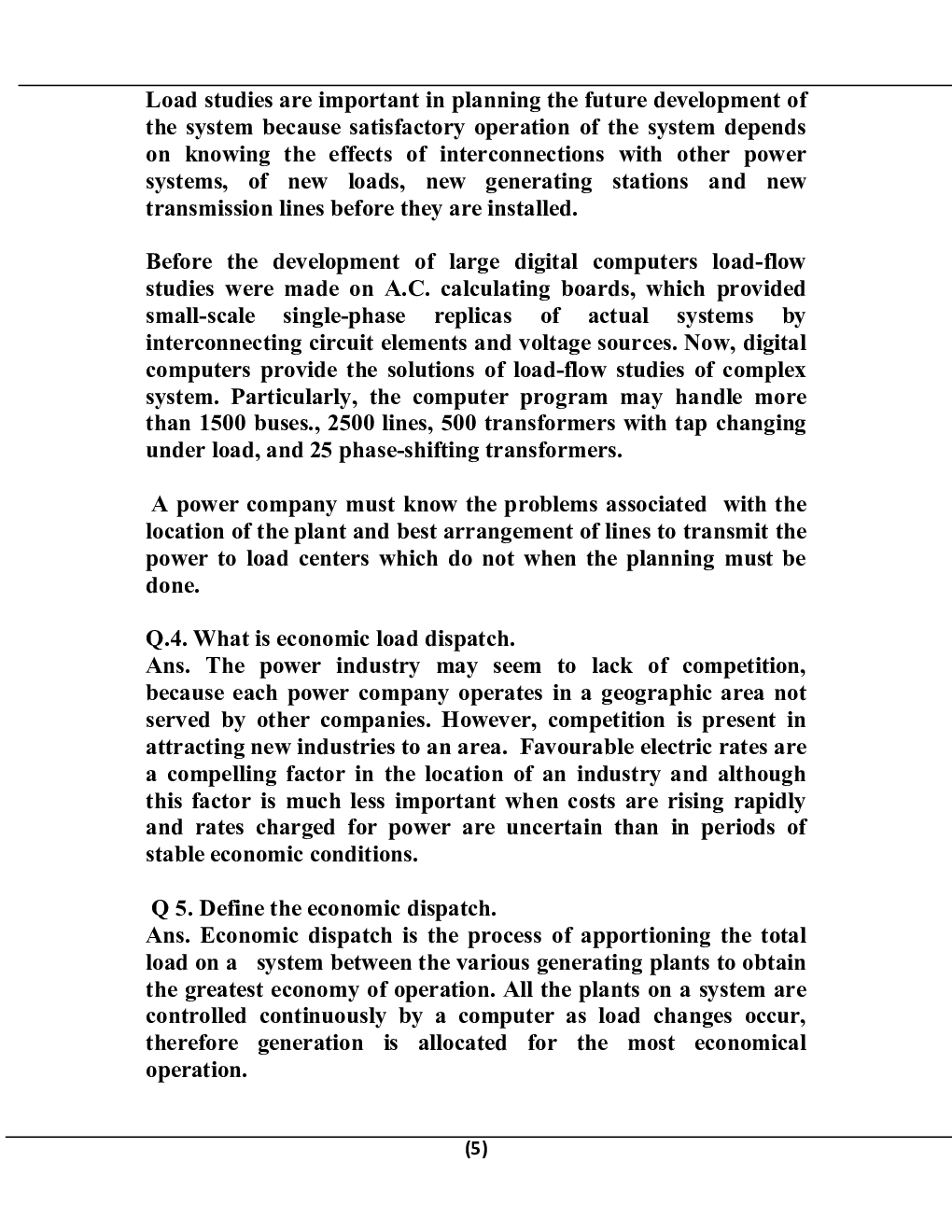 Power System-I B.Tech 4th Sem Electronics & Communication Engineering For JECRC University - Page 5