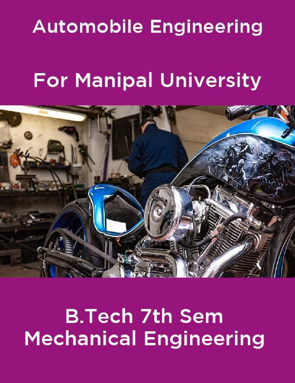 Automobile Engineering For Manipal University B. Tech 7th Sem Mechanical Engineering - Page 1