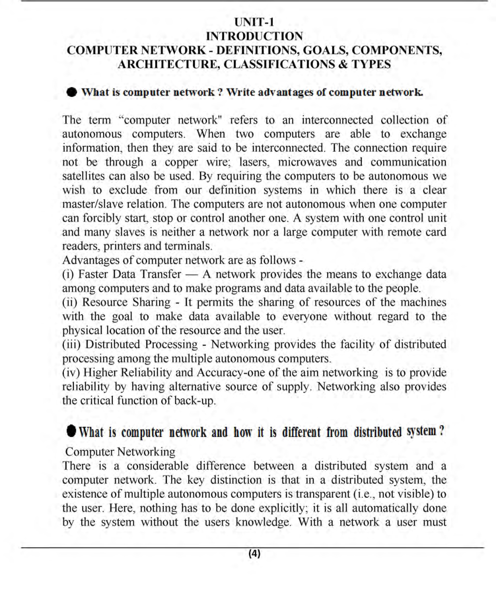 Computer Networking For Manipal University B. Tech 6th Sem Computer Science Engineering - Page 5