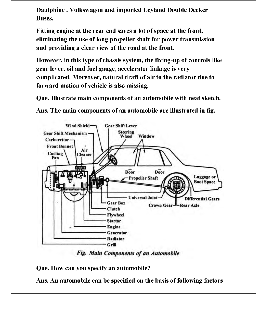 Automobile Engineering For JECRC University B. Tech 7th Sem Mechanical Engineering - Page 5