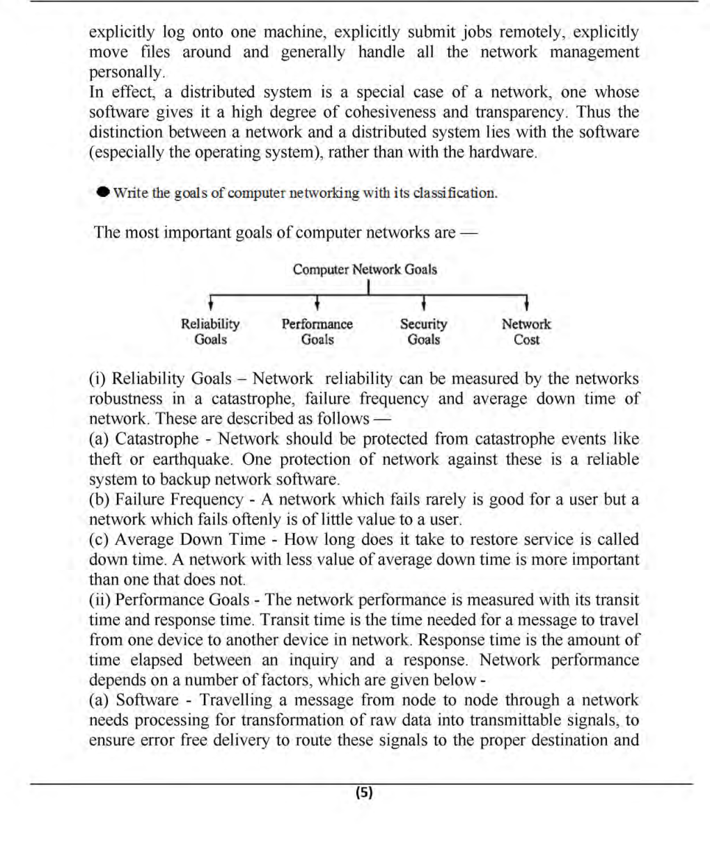 Computer Networking For JECRC University B. Tech 6th Sem Computer Science Engineering - Page 5
