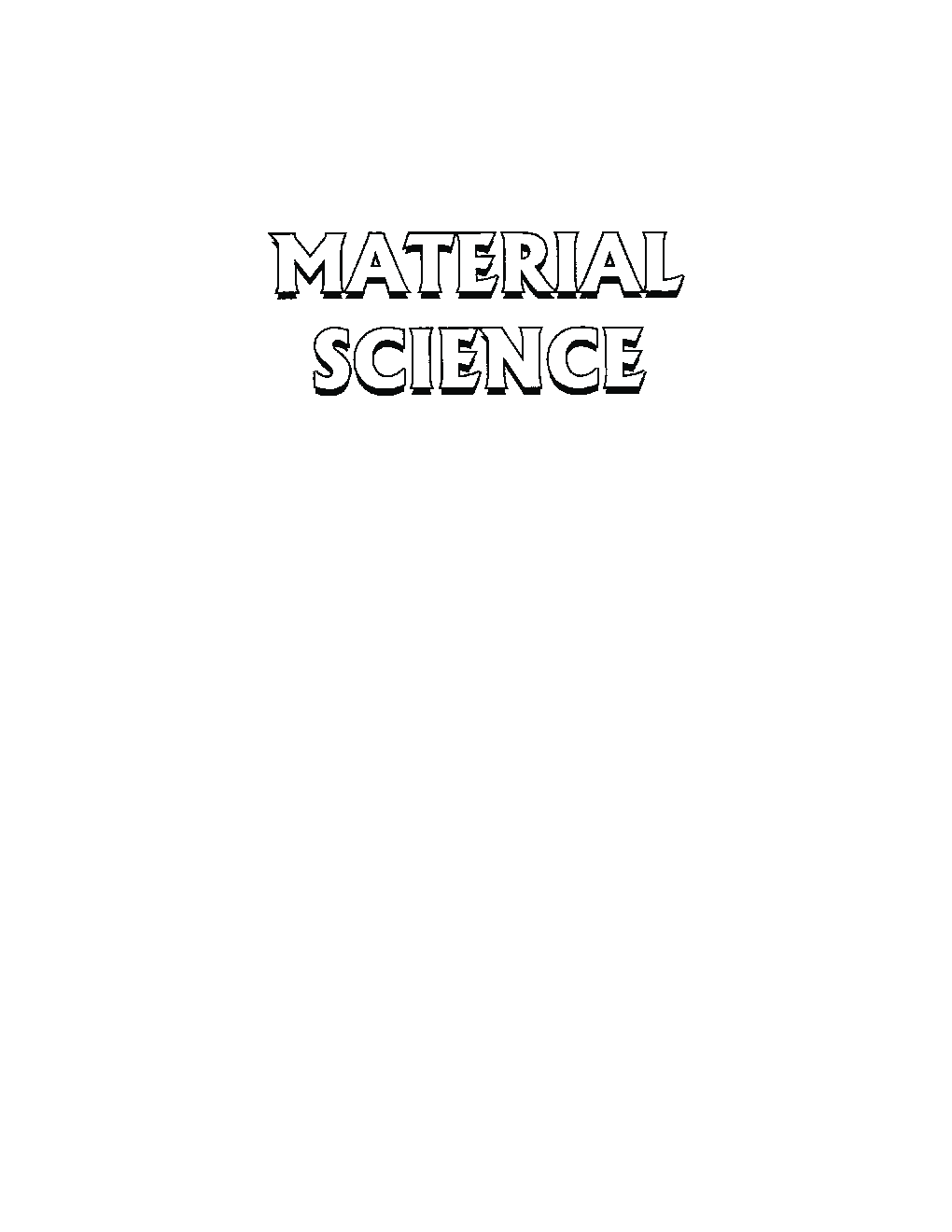 Material Science  - Page 2