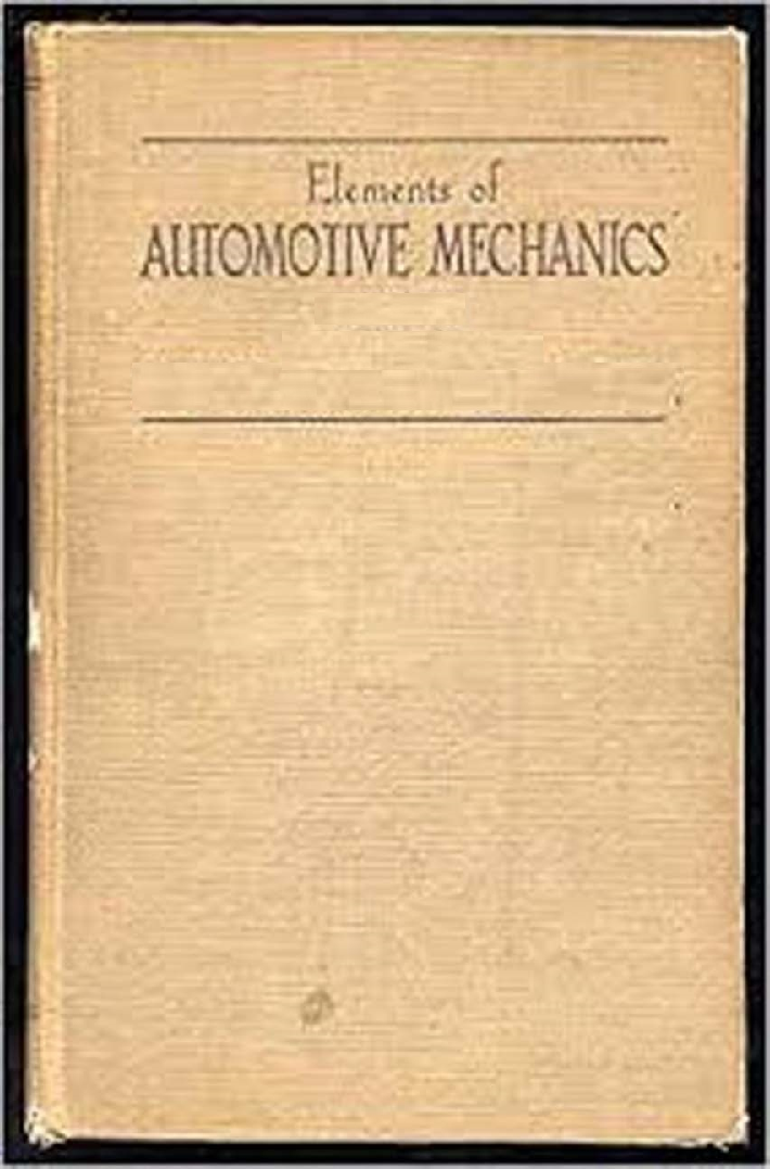 Elements Of Automotive Mechanics  - Page 1