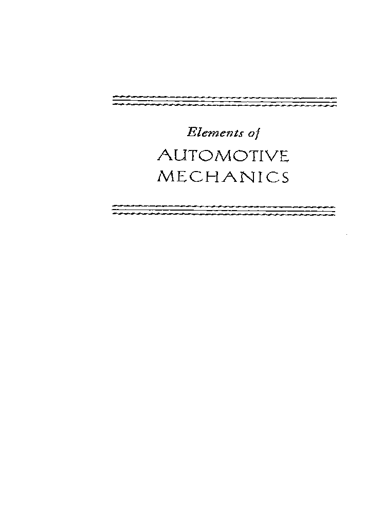 Elements Of Automotive Mechanics  - Page 2