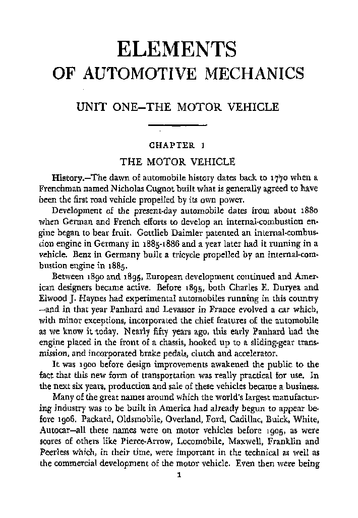 Elements Of Automotive Mechanics  - Page 5