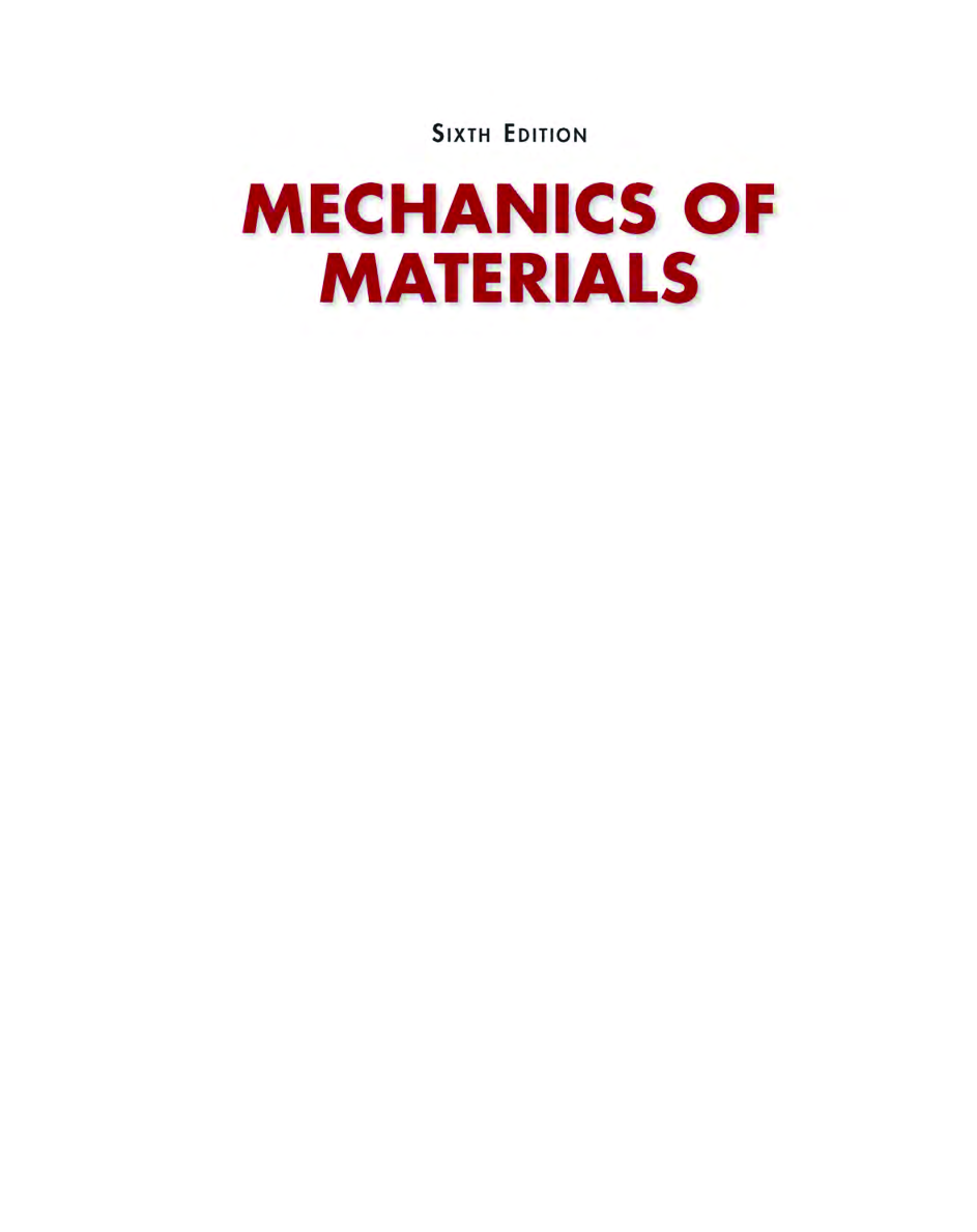 Mechanics Of Materials Sixth Edition - Page 2