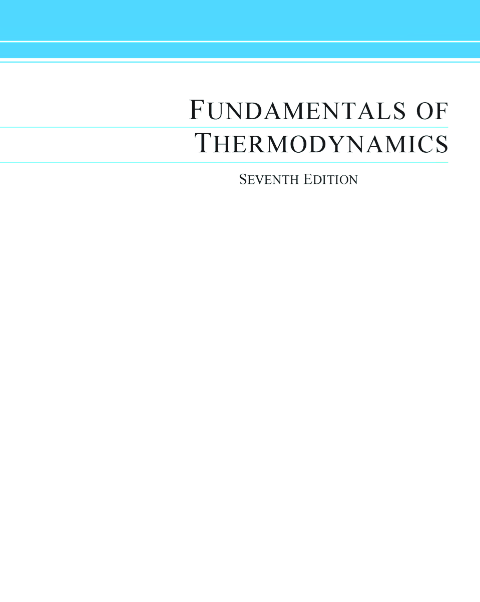 Fundamentals Of Thermodynamics Seventh Edition - Page 2