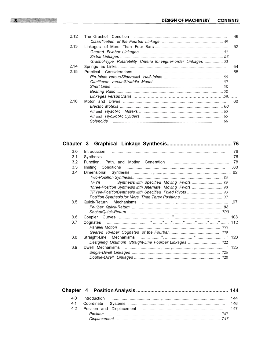 Design Of Machinery An Introduction To The Synthesis And Analysis Of Mechanisms Of Machines Second Edition - Page 4