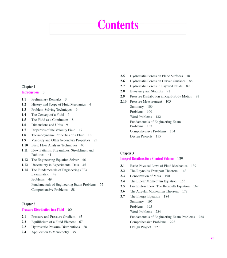 Fluid Mechanics Seventh Edition - Page 3