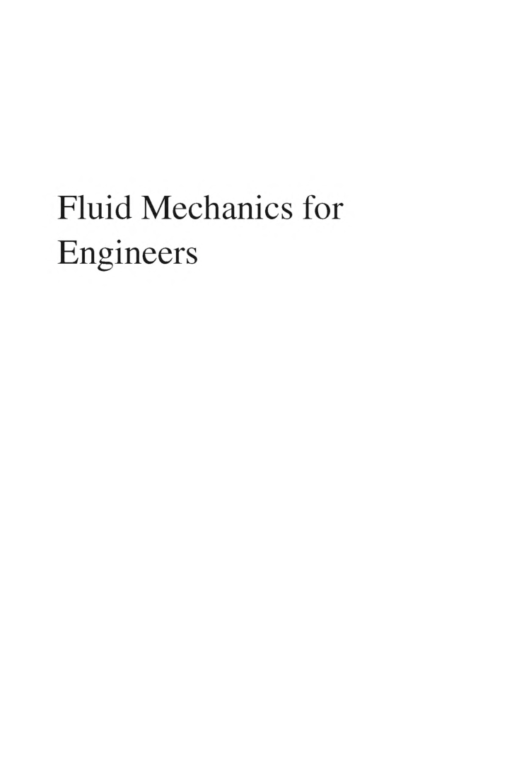 Fluid Mechanics For Engineers Vol-1 - Page 2