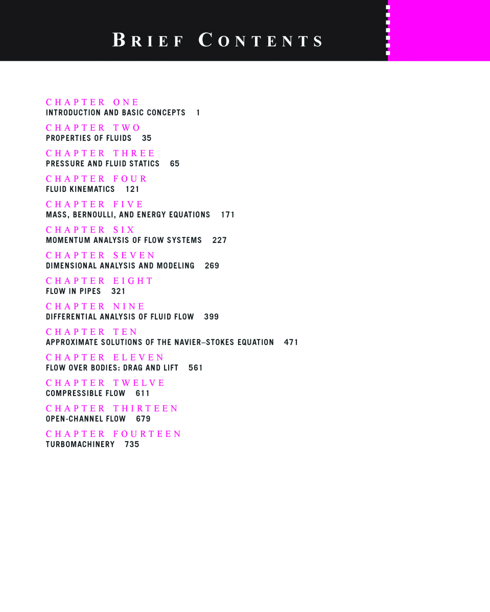 Fluid Mechanics Fundamentals And Applications  - Page 3