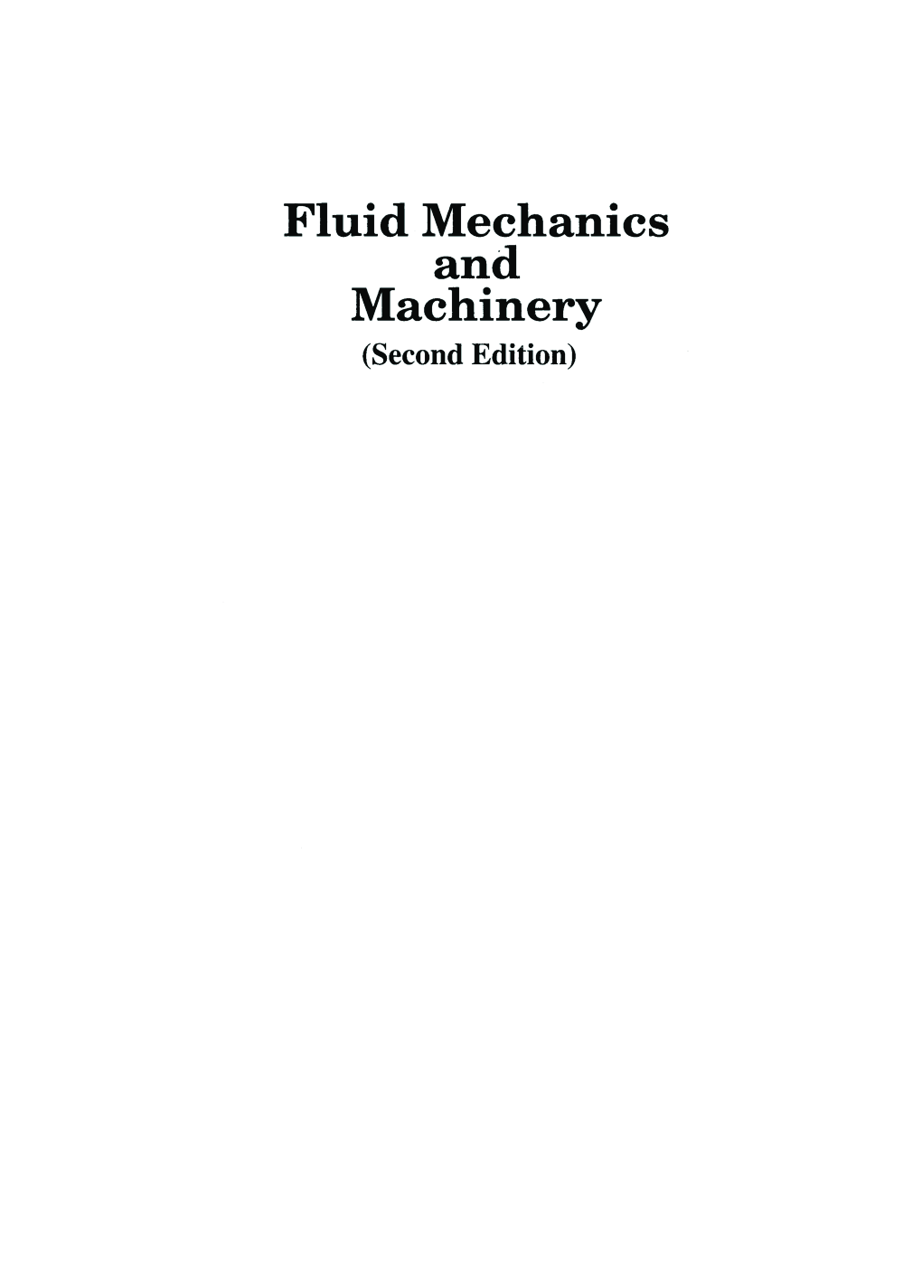 Fluid Mechanics And Machinery Second Edition - Page 2