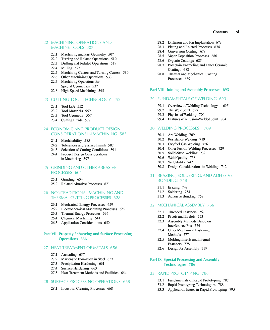 Fundamentals Of Modern Manufacturing Materials, Processes, And Systems 4th Edition - Page 4