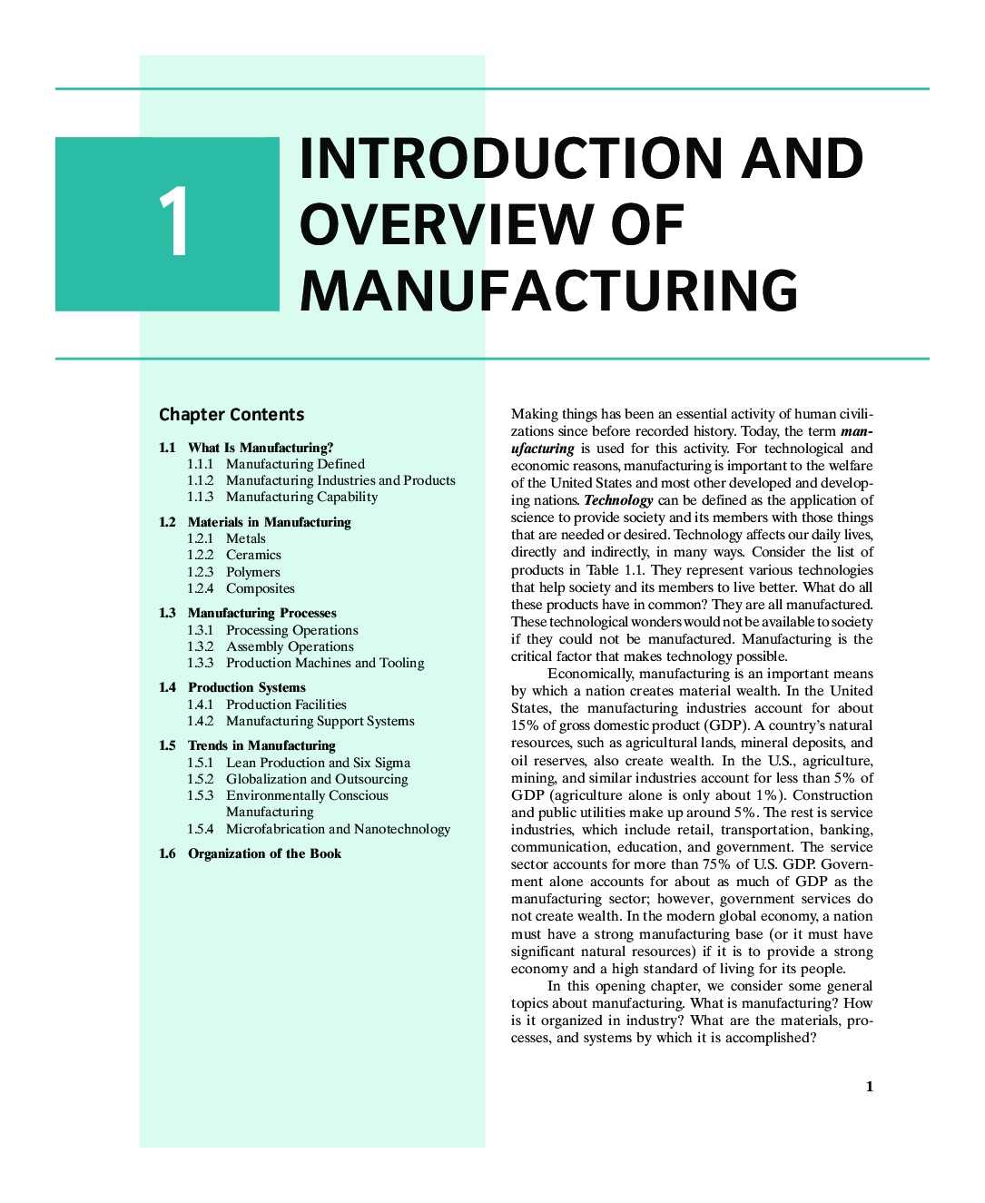 Fundamentals Of Modern Manufacturing Materials, Processes, And Systems 4th Edition - Page 5