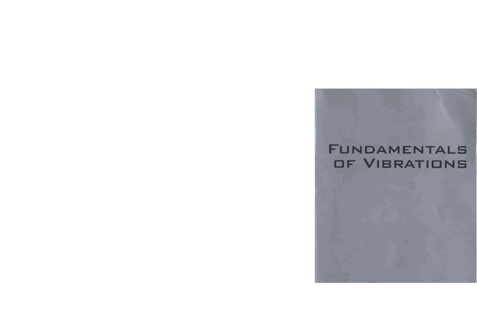 Fundamentals Of Vibrations - Page 1