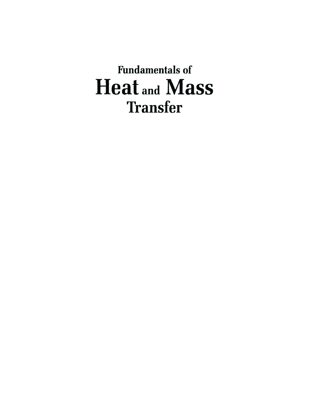 Fundamentals Of Heat And Mass Transfer  - Page 2