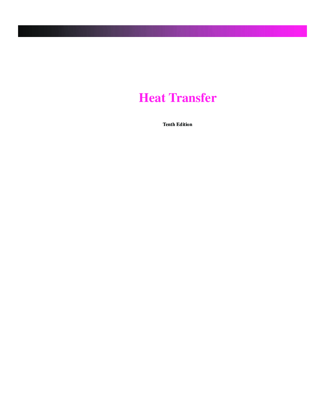 Heat Transfer Tenth Edition - Page 2