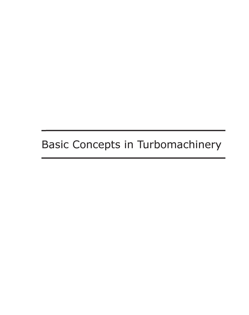 Basic Concepts InTurbomachinery   - Page 2
