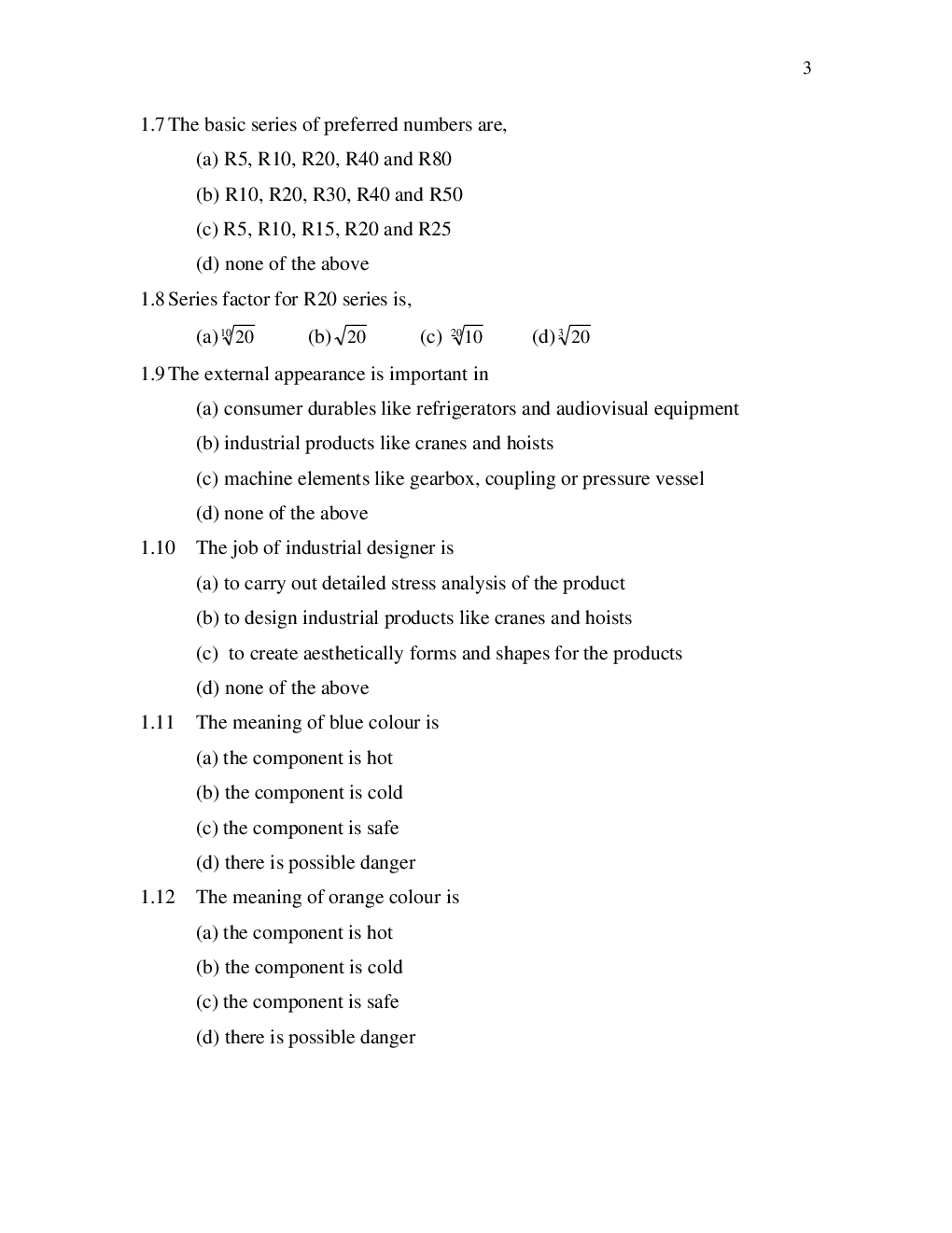 Objective Type Questions For Design Of Machine Elements Third Edition - Page 4