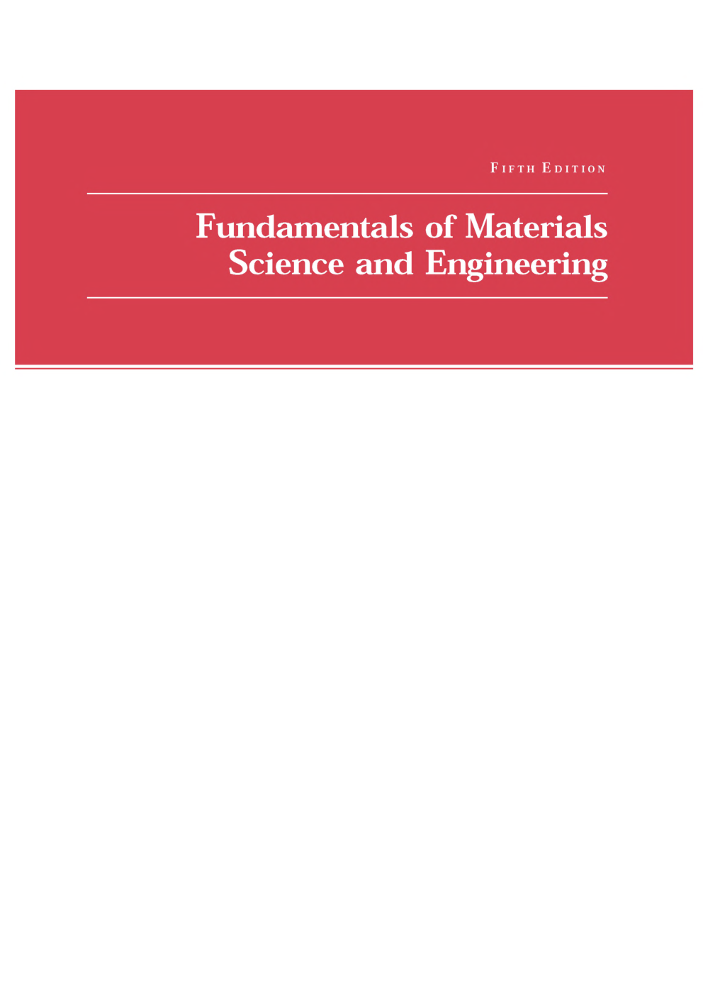 Fundamentals Of Materials Science And Engineering 5th Edition - Page 2