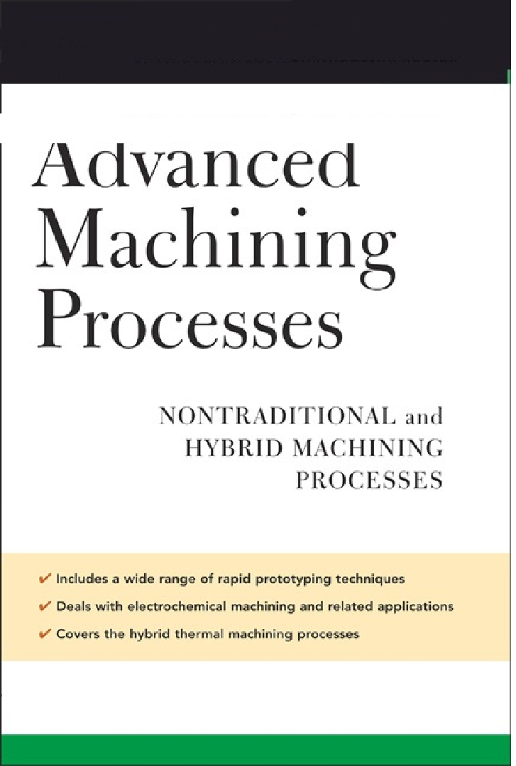 Advanced Machining Process Nontraditional And Hybrid Machining Processes - Page 1