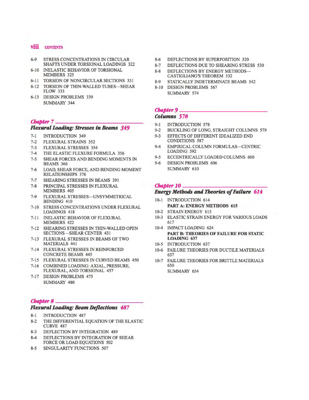 Mechanics Of Materials 6th Edition - Page 4