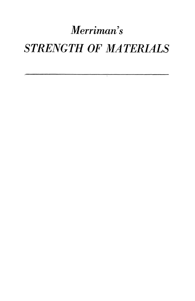 Strength Of Materials - Page 2