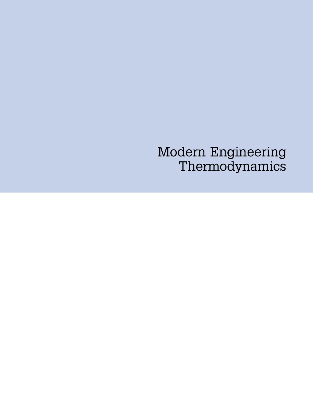 Modern Engineering Thermodynamics - Page 2