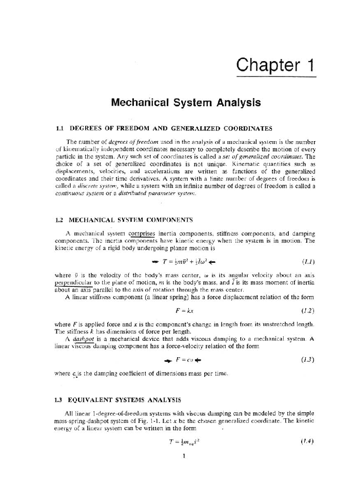 Mechanical Vibrations Volume-I - Page 5