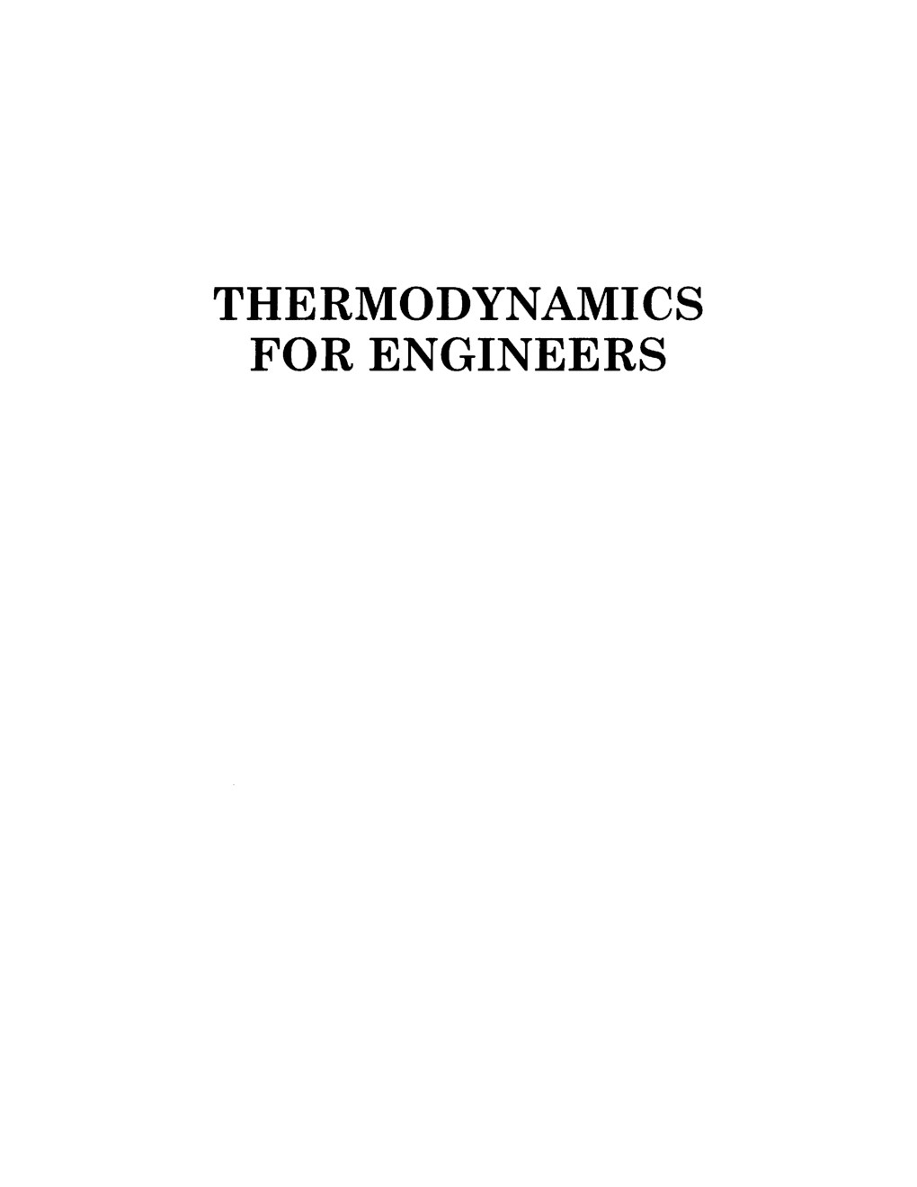 Thermodynamics For Engineers - Page 2