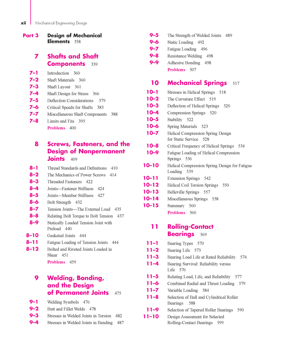 Mechanical Engineering Design Ninth Edition - Page 4